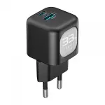 Зарядний пристрій HAVIT HV-UC230 GaN 33W USB-A+USB-C Black