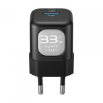 Зарядний пристрій HAVIT HV-UC230 GaN 33W USB-A+USB-C Black - Зображення 2