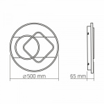 LED світильник функціональний VIDEX DECORA 50W VL-CLD-999-TT - Зображення 3