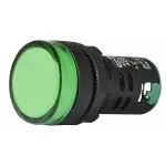 Сигнальна арматура AD22-22DS зелена 12V АC/DC - Зображення 3