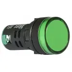 Сигнальна арматура AD22-22DS зелена 12V АC/DC - Зображення 4