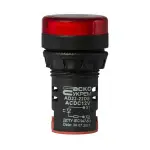Сигнальна арматура AD22-22DS червона 12V АC/DC