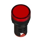 Сигнальна арматура AD22-22DS червона 12V АC/DC - Зображення 4