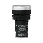 Сигнальна арматура AD22-22DS біла 12V AC/DC