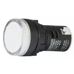 Сигнальна арматура AD22-22DS біла 12V AC/DC - Зображення 3