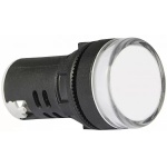 Сигнальна арматура AD22-22DS біла 12V AC/DC - Зображення 4