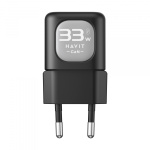 Зарядний пристрій HAVIT HV-UC230 GaN 33W USB-A+USB-C Black - Зображення 4