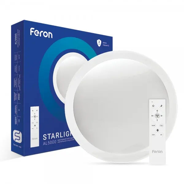 Світлодіодний світильник Feron AL5000 STARLIGHT c RGB 60W