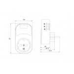 Реле контролю напруги розеточне URate S-16 AC 230V 16A АСКО - Зображення 6