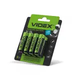 Батарейка лужна Videx LR6/АА 8шт BLISTER CARD - Зображення 2