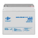 Акумулятор мультигелевий LPM-MG 12V - 33 Ah + справа - Зображення 2