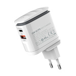 Зарядка для телефона LogicPower 25W (Type-C+USB) QC3.0 PD + кабель (Type-C to Type-C) 25WCH