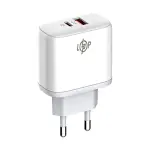Зарядка для телефону LogicPower 45W (Type-C+USB) QC + кабель (Type-C to Type-C) 45WCH