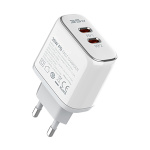 Зарядка для телефону LogicPower 35W (Type-C + Type-C) PD + кабель (Type C to Lightning) 35WCH