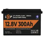 Акумулятор LP LiFePO4 12,8V - 300 Ah (3840Wh) (Smart BMS 200А) з BT пластик - Зображення 2