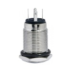TYJ 16-261 Кнопка металева плоска з підсвічуванням, 1NO+1NC, червона 220V. - Зображення 4
