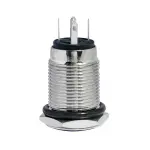 TYJ 16-261 Кнопка металева плоска з підсвічуванням, 1NO+1NC, червона 220V. - Зображення 4