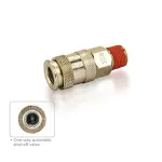 Швидкороз'ємне з'єднання 1/4" зовнішнє різьблення TOPTUL KA20SM2E - Зображення 2