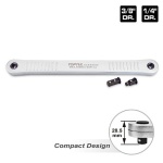 Подовжувач-редуктор для роботи в обмеженому просторі 3/8"x1/4", 3/8x3/8 з адаптерами TOPTUL CAPA0812 - Зображення 2