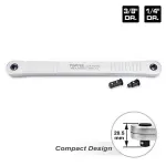 Подовжувач-редуктор для роботи в обмеженому просторі 3/8"x1/4", 3/8x3/8 з адаптерами TOPTUL CAPA0812 - Зображення 2