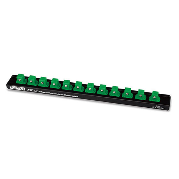 Тримач планка магнітна для головок 3/8"*280*12PCS TOPTUL PBKB3B2612
