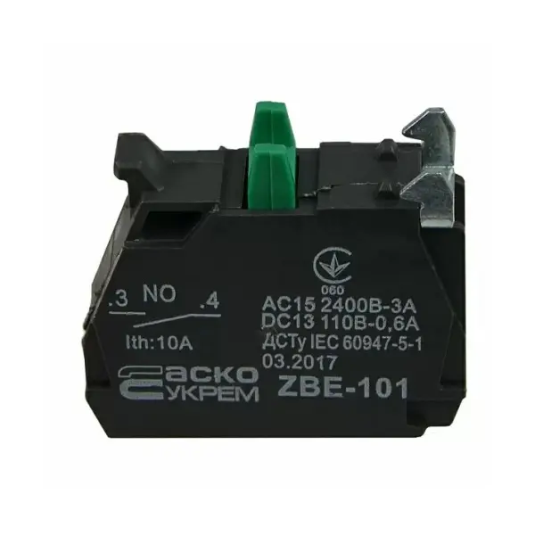 ZBE-101 N/О Контакт для кнопок TB5