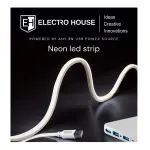LED неонова стрічка 10Вт 5В 6х12 мм SMD2835 96 діодів нейтральний білий 4000К, серія Neon 5V, гарантія 3 роки
