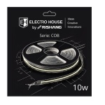 LED стрічка 10Вт 24В COB 320 діодів, 950 Лм, теплий білий 3000K, серія COB Electro House by Rishang