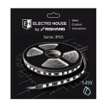 LED стрічка 14Вт 24В SMD2835 180 діодів, 378 Лм, червоний, серія IP65 Electro House by Rishang