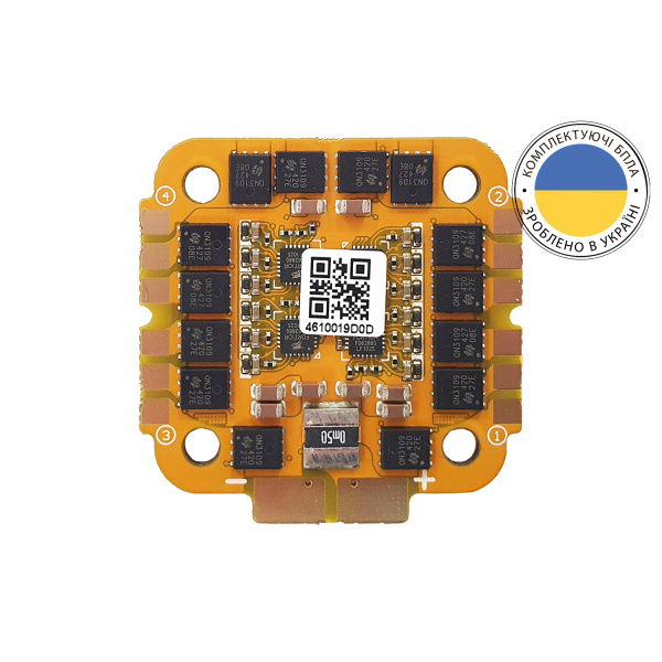 Регулятор 4-в-1 для квадрокоптера V1 3-6s 4x55A BlueJay