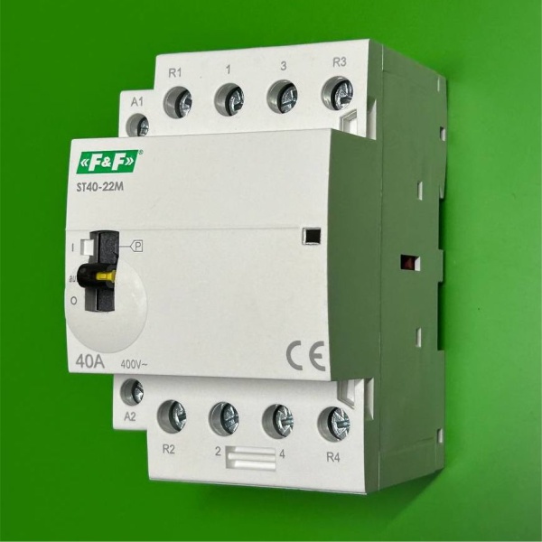 Контактор F&F ST40-22-M, 2NO+2NC, 25А