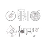 Мотор T-Motor AT7215 30CC KV245 8S-10S 5000W для літаків - Зображення 6