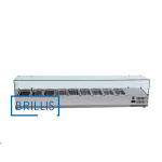 Вітрина холодильна  для топінгу 1,4 м BRILLIS VRX1400/330G - Зображення 2