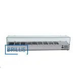 Вітрина холодильна  для топінгу 1,4 м BRILLIS VRX1400/330G - Зображення 2