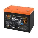 Акумулятор LP LiFePO4 12,8V - 64Ah (820Wh) (BMS 80A/64А) пластик Smart BT - Зображення 2