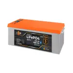 Акумулятор LP LiFePO4 25,6V - 230 Ah (5888Wh) (BMS 200A/100А) пластик LCD Smart BT - Зображення 2