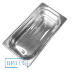 Кришка гастроємності BRILLIS із полікарбонату GN 1/3, прозора купольна - Зображення 4