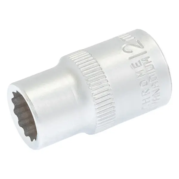 Головка торцева MASTERTOOL 12-гранна ½" 12 мм L 40 мм CrV 78-0612