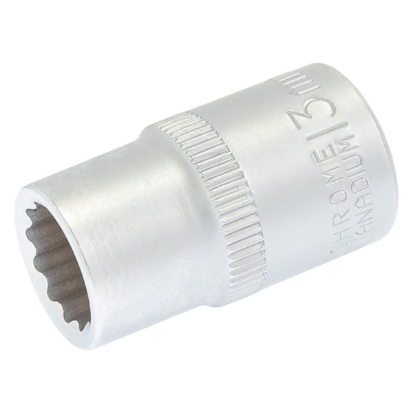 Головка торцева MASTERTOOL 12-гранна ½" 13 мм L 40 мм CrV 78-0613