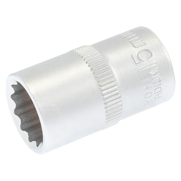 Головка торцева MASTERTOOL 12-гранна ½" 15 мм L 40 мм CrV 78-0615