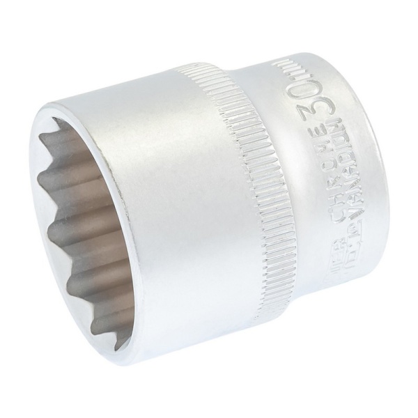 Головка торцева MASTERTOOL 12-гранна ½" 30 мм L 43 мм CrV 78-0630
