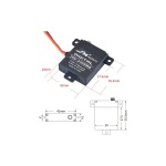 Сервопривід міні 21г JX-Servo PDI-2105MG 5.8кг/0.13с/6.0В - Зображення 5