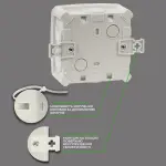 Коробка розподільча KP123GP сіра ІР67 - Зображення 3