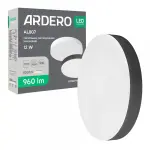 Світлодіодний накладний світильник Ardero AL807 12Вт 5000K чорний