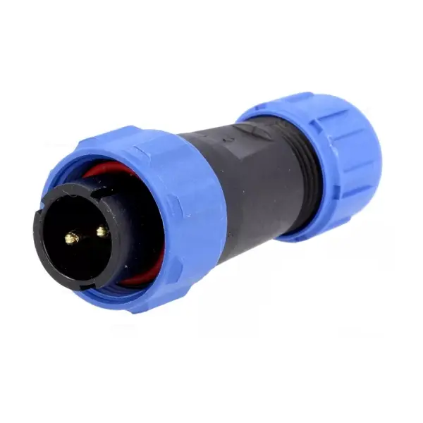 50 шт - Конектори WEIPU SP1310/P2 2pin тато IP68
