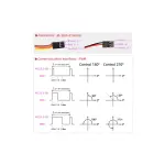 Сервопривід стандарт 60г DSServo DS3230PRO 38кг/0,09сек/6.8В 25T цифровий IP66 (180) - Зображення 5