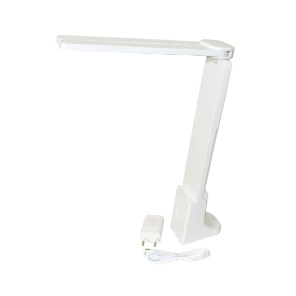 Настільний світильник акумуляторний з блоком живлення LED TL822 5W 3000/4500/6500K 2/4/8H 100/250/400L bat: 3,7V 1,2A White TNSy