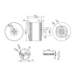 Мотор T-Motor MN4116 KV450 для мультикоптерів - Зображення 8