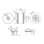 Мотор T-Motor MN4116 KV450 для мультикоптерів - Зображення 8