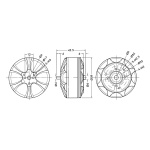 Мотор T-Motor MN5212 KV420 для мультикоптерів - Зображення 6